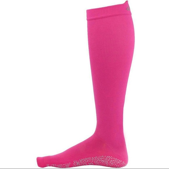 Compression Socks Pink Toeless - Picture 6 of 9